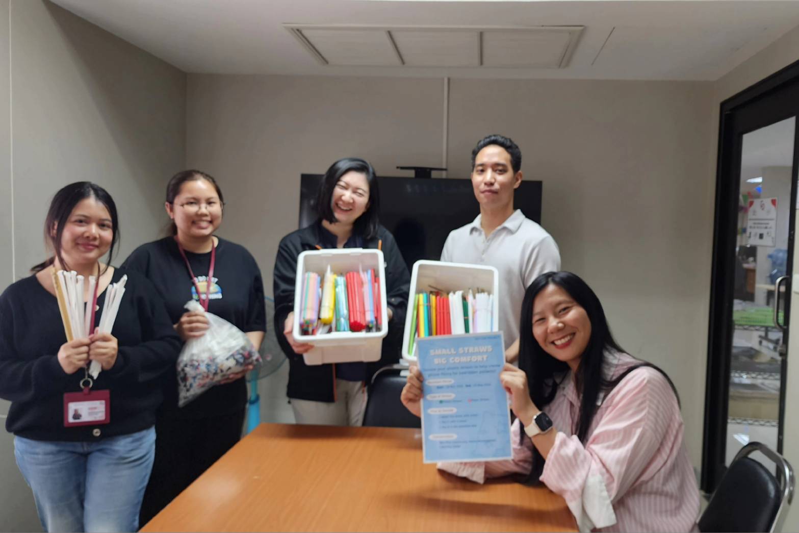 Small Straw, Big Comfort: Drinking Straw Donation Drive for Bedridden Patients